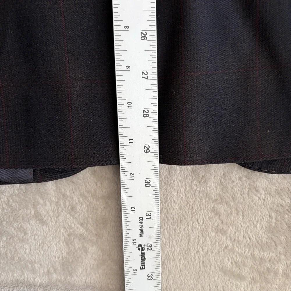 Paul Smith Sports Coat Blazer Jacket 38 Navy Multi Plaid Wool Designer $1295‎
